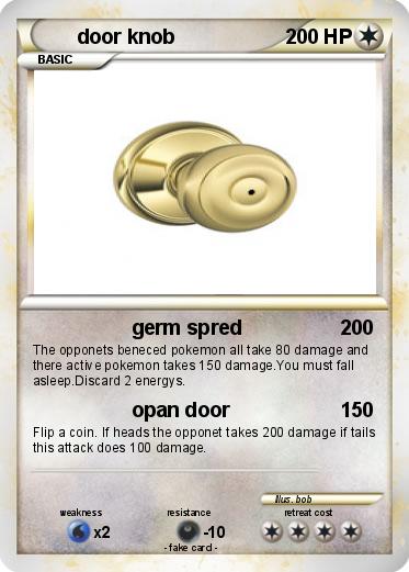 Pokemon door knob