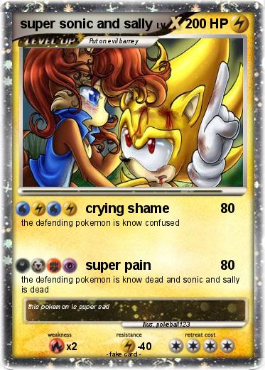 Pokemon super sonic and sally