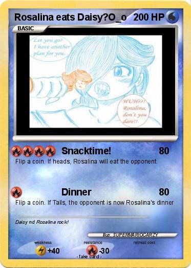 Pokemon Rosalina eats Daisy?O_o