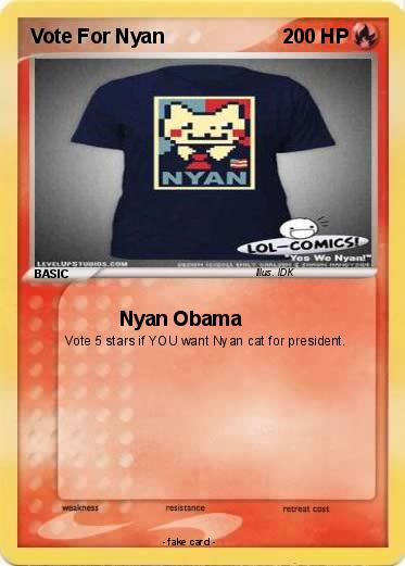 Pokemon Vote For Nyan