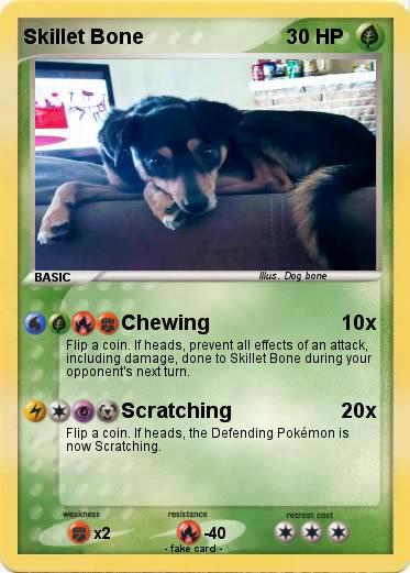 Pokemon Skillet Bone