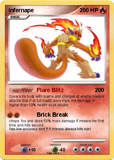 Pokemon infernape