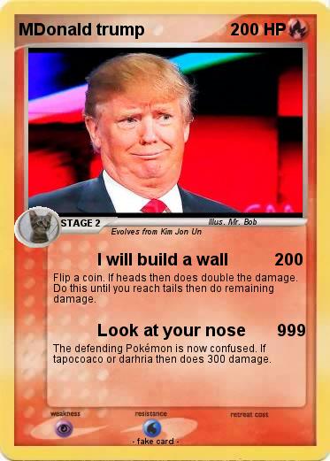 Pokemon MDonald trump