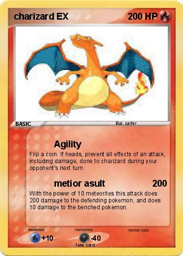 Pokemon charizard EX