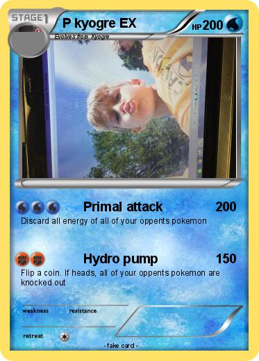 Pokemon P kyogre EX