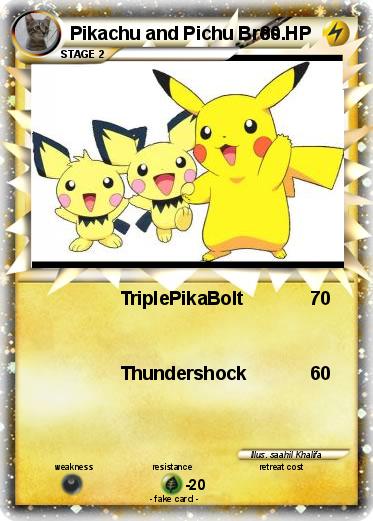 Pokemon Pikachu and Pichu Bros.