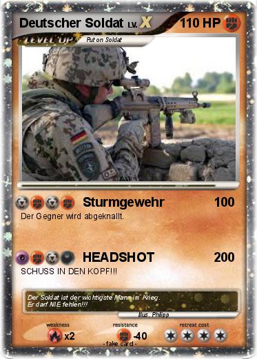 Pokemon Deutscher Soldat