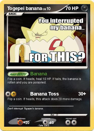 Pokemon Togepei banana