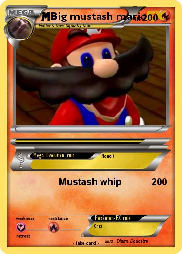 Pokemon Big mustash mario