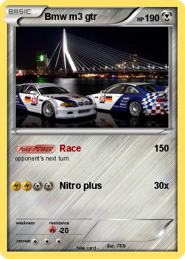 Pokemon Bmw m3 gtr