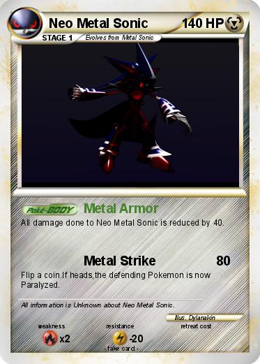 Pokemon Neo Metal Sonic