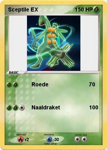 Pokemon Sceptile EX