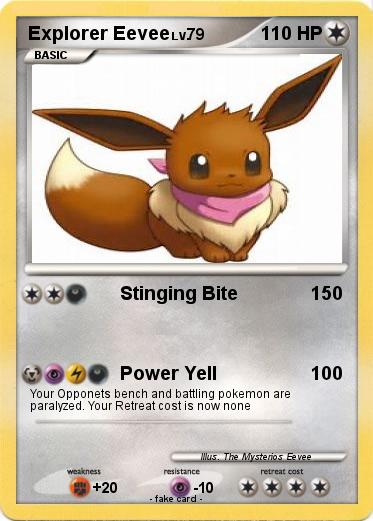 Pokemon Explorer Eevee