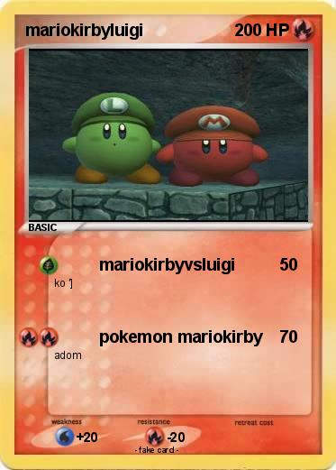 Pokemon mariokirbyluigi