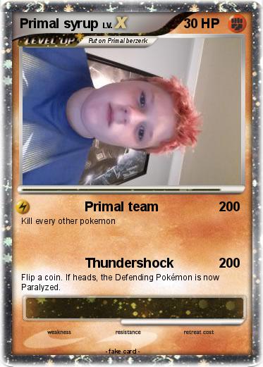 Pokemon Primal syrup