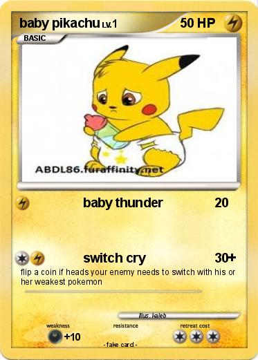 Pokemon baby pikachu