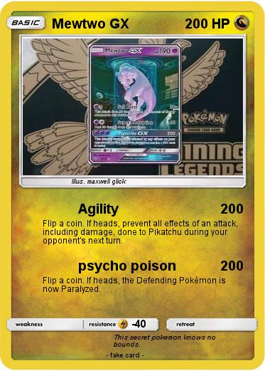 Pokemon Mewtwo GX