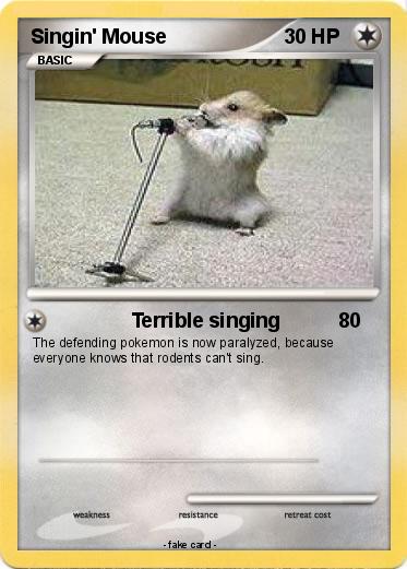 Pokemon Singin' Mouse
