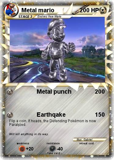Pokemon Metal mario
