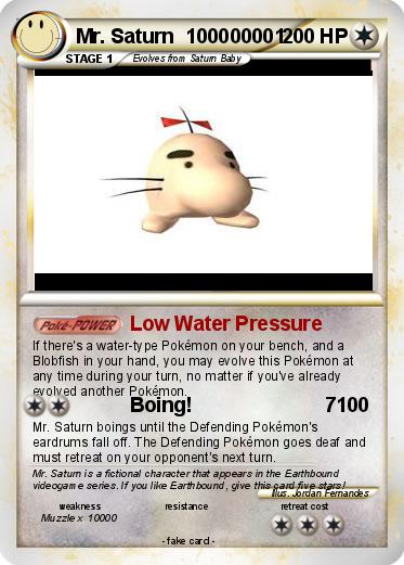 Pokemon Mr. Saturn  100000001