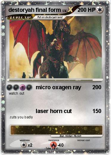 Pokemon destoryah final form