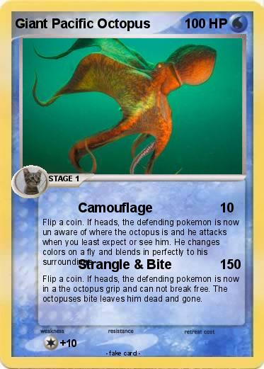 Pokemon Giant Pacific Octopus