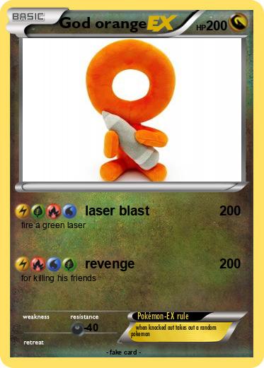 Pokemon God orange
