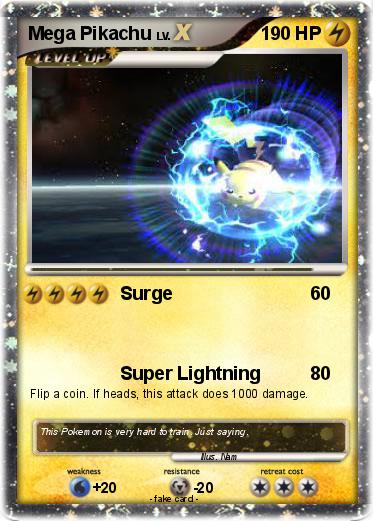 Pokemon Mega Pikachu