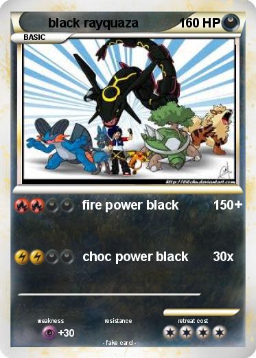 Pokemon black rayquaza