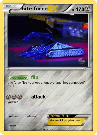 Pokemon bite force