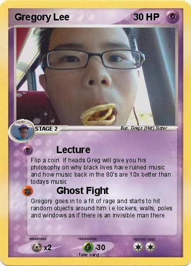 Pokemon Gregory Lee
