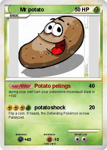 Pokemon Mr potato