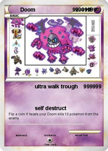 Pokemon Doom                         99999999
