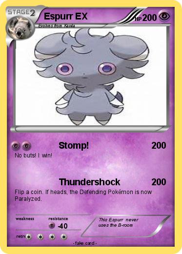 Pokemon Espurr EX