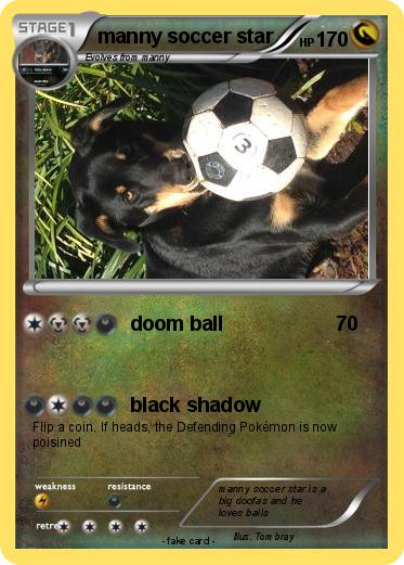 Pokemon manny soccer star