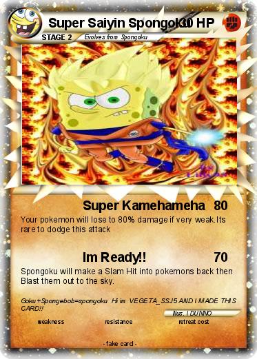 Pokemon Super Saiyin Spongoku
