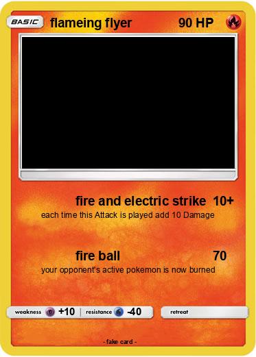 Pokemon flameing flyer