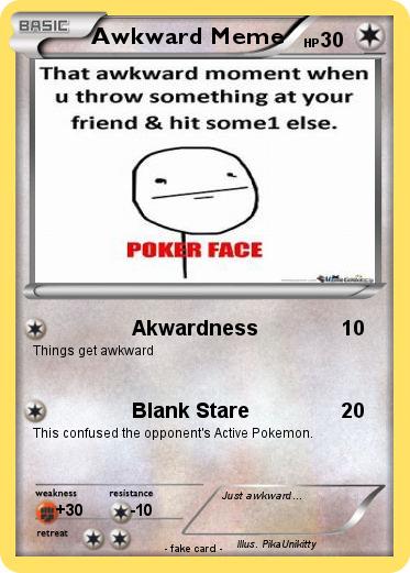 Pokemon Awkward Meme