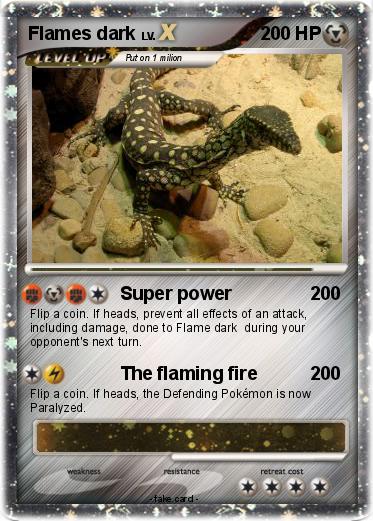Pokemon Flames dark