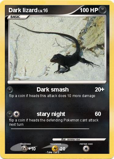 Pokemon Dark lizard
