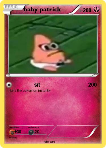 Pokemon baby patrick