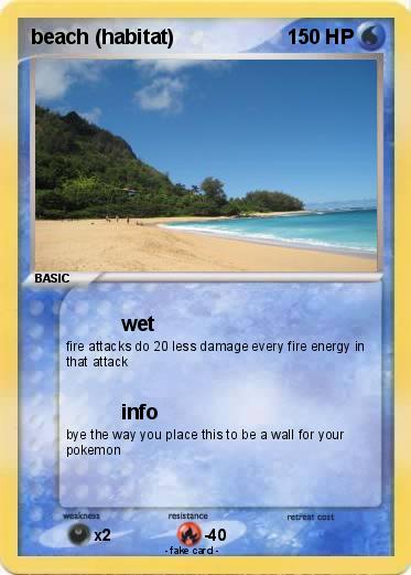 Pokemon beach (habitat)