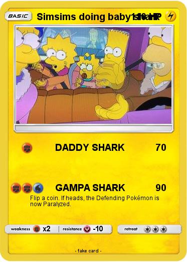 Pokemon Simsims doing baby shark