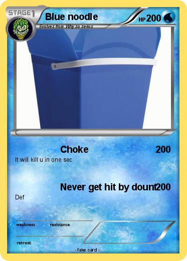 Pokemon Blue noodle
