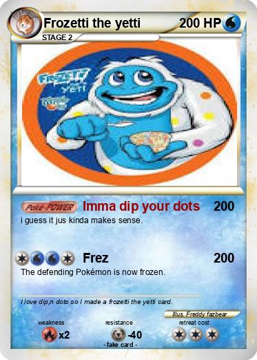 Pokemon Frozetti the yetti