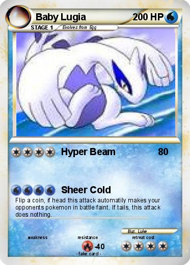 Pokemon Baby Lugia