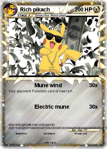 Pokemon Rich pikach