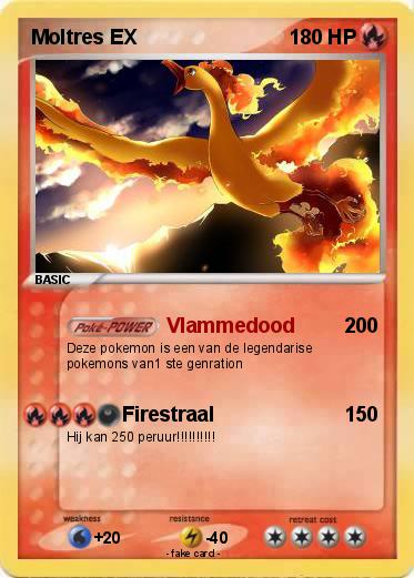 Pokemon Moltres EX