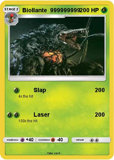 Pokemon Biollante  999999999