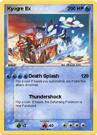Pokemon Kyogre Ex